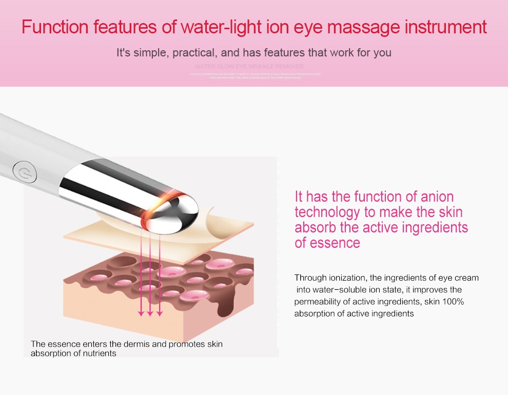 Detail Alat Pijat Mata Kecantikan USB Isi Ulang Alat Pijat Wajah Perawatan Kulit