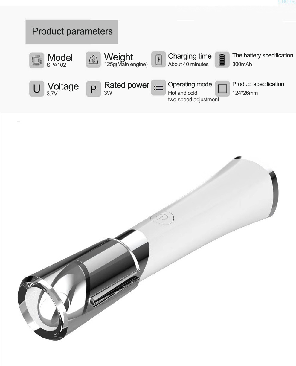 Detail Alat Pijat Mata Kecantikan USB Isi Ulang Alat Pijat Wajah Perawatan Kulit
