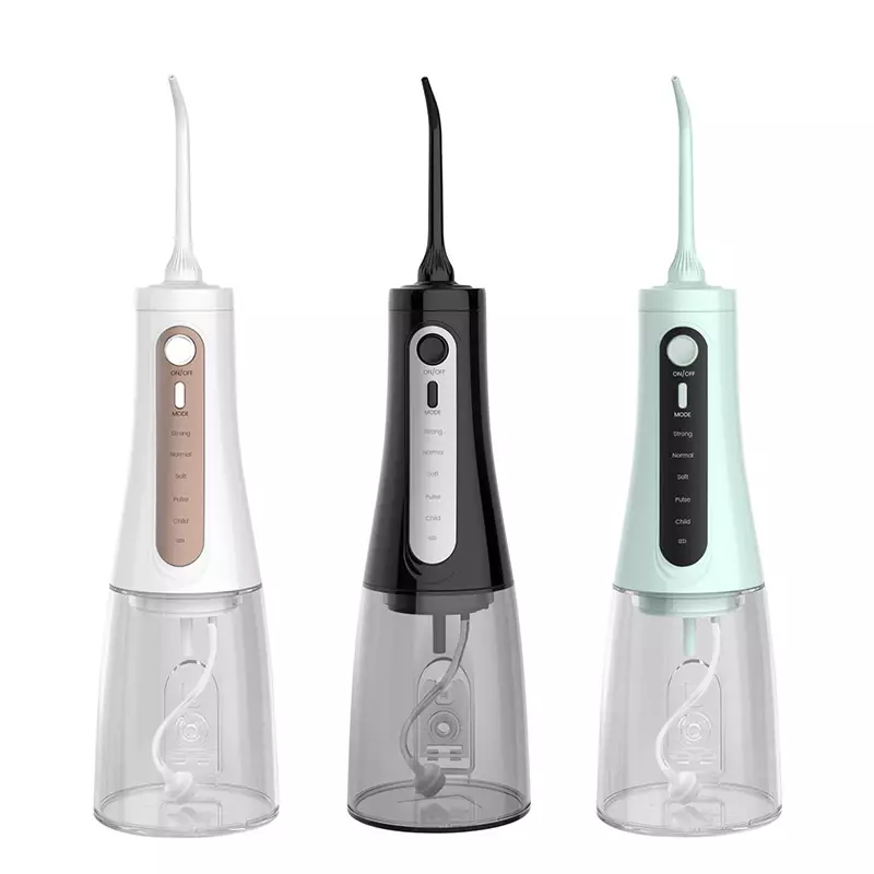Lima mode kerja dengan irigator oral flosser air tangki air 350ml besar 1